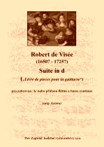 Náhled titulu - Visée de Robert (1650? - 1725?) - Suite in d (úprava)