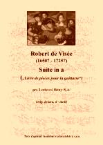 Náhled titulu - Visée de Robert (1650? - 1725?) - Suite in a (úprava)