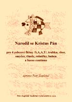 Náhled titulu - Zapletal Petr (*1965) - Narodil se Kristus Pán - ván. koleda