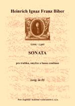 Náhled titulu - Biber Heinrich Ignaz Franz (1644 - 1704) - Sonata - transpozice