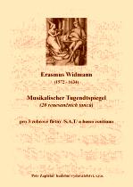 Náhled titulu - Widmann Erasmus (1572 - 1634) - Musikalischer Tugendtspiegel (20 renesančních tanců)