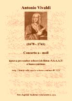 Náhled titulu - Vivaldi Antonio (1678 - 1741) - Concerto a -moll (RV 522) - úprava