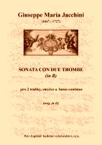 Náhled titulu - Jacchini Giuseppe Maria (1667 - 1727) - Sonata con due trombe (in B) - transpozice