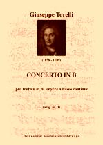 Náhled titulu - Torelli Giuseppe (1658 - 1709) - Concerto in B (transpozice)