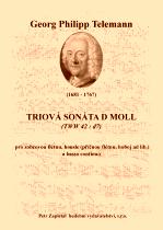 Náhled titulu - Telemann Georg Philipp (1681 - 1767) - Triová sonáta d moll (TWV 42 : d7)