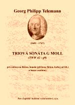 Náhled titulu - Telemann Georg Philipp (1681 - 1767) - Triová sonáta g - moll (TWV 42 : g9)
