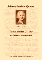 Náhled titulu - Quantz Johann Joachim (1697 - 1773) - Triová sonáta G - dur