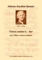 Náhled titulu - Quantz Johann Joachim (1697 - 1773) - Triová sonáta G - dur