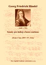 Náhled titulu - Händel Georg Friedrich (1685 - 1759) - Sonáty pro hoboj a basso continuo (B dur, F dur, HWV 357, 363a)