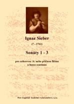 Náhled titulu - Sieber Ignaz (? - 1761) - Sonáty 1 - 3