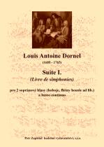 Náhled titulu - Dornel Louis Antoine (1685-1765) - Suite I. (Livre de simphonies)