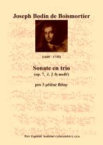 Náhled titulu - Boismortier Joseph Bodin de (1689 - 1755) - Sonate en trio (op. 7 č. 2 /h moll/)