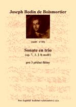 Náhled titulu - Boismortier Joseph Bodin de (1689 - 1755) - Sonate en trio (op. 7 č. 2 /h moll/)