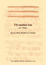 Náhled titulu - Budišová Colombo Hana (*1971) - Tři snadná tria - úprava Hana Budišová Colombo