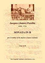 Náhled titulu - Paisible Jacques (1656 - 1721) - Sonata in B (transpozice)