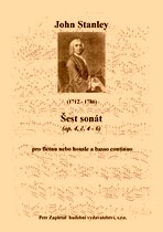 Náhled titulu - Stanley John (1712 - 1786) - Šest sonát (op. 4, č. 4 - 6)