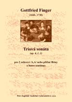 Náhled titulu - Finger Gottfried (1660 - 1730) - Triová sonáta (op. 4, č. 1)