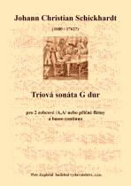 Náhled titulu - Schickhardt Johann Christian (1681? - 1762) - Triová sonáta G dur