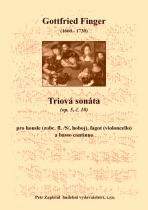 Náhled titulu - Finger Gottfried (1660 - 1730) - Triová sonáta (op. 5, č. 10)