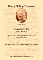 Náhled titulu - Telemann Georg Philipp (1681 - 1767) - Concerto C dur (TWV 53:D1) - úprava
