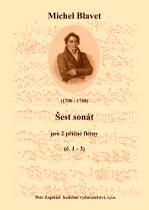 Náhled titulu - Blavet Michel (1700 - 1768) - Šest sonát (č. 1 - 3)