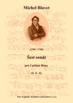 Náhled titulu - Blavet Michel (1700 - 1768) - Šest sonát (č. 4 - 6)