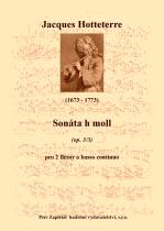Náhled titulu - Hotteterre Jacques (1674 - 1763) - Sonáta h moll (op. 3/3)