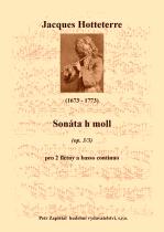 Náhled titulu - Hotteterre Jacques (1674 - 1763) - Sonáta h moll (op. 3/3)