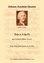 Náhled titulu - Quantz Johann Joachim (1697 - 1773) - Sonata a 3 (in F)