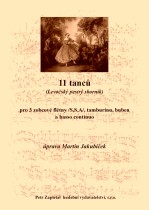 Náhled titulu - Jakubíček Martin (*1965) - 11 tanců úprava (Levočský pestrý sborník)