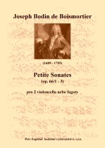 Náhled titulu - Boismortier Joseph Bodin de (1689 - 1755) - Petite Sonates (op. 66/1 - 3)