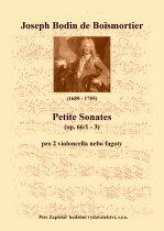 Náhled titulu - Boismortier Joseph Bodin de (1689 - 1755) - Petite Sonates (op. 66/1 - 3)