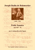Náhled titulu - Boismortier Joseph Bodin de (1689 - 1755) - Petite Sonates (op. 66/7 - 9)