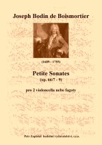 Náhled titulu - Boismortier Joseph Bodin de (1689 - 1755) - Petite Sonates (op. 66/7 - 9)