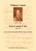 Náhled titulu - Corbett William (1680 - 1748) - Triová sonáta F dur (op. 2/5)