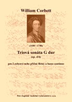 Náhled titulu - Corbett William (1680 - 1748) - Triová sonáta G dur (op. 4/6)