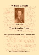 Náhled titulu - Corbett William (1680 - 1748) - Triová sonáta G dur (op. 4/6)