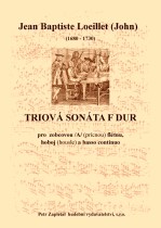 Náhled titulu - Loeillet Jean Baptiste /John/ (1680 - 1730) - Triová sonáta F dur