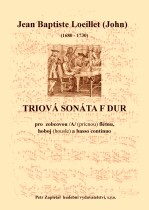 Náhled titulu - Loeillet Jean Baptiste /John/ (1680 - 1730) - Triová sonáta F dur