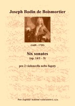 Náhled titulu - Boismortier Joseph Bodin de (1689 - 1755) - Six sonates (op. 14/1-3)