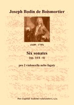 Náhled titulu - Boismortier Joseph Bodin de (1689 - 1755) - Six sonates (op. 14/4-6)