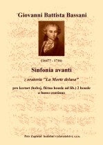 Náhled titulu - Bassani Giovanni Battista (1647? - 1716) - Sinfonia avanti z oratoria La Morte delusa