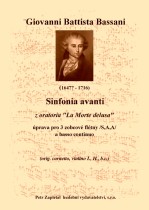 Náhled titulu - Bassani Giovanni Battista (1647? - 1716) - Sinfonia avanti z oratoria La Morte delusa - úprava