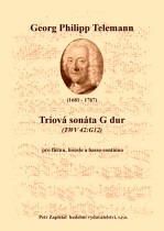 Náhled titulu - Telemann Georg Philipp (1681 - 1767) - Triová sonáta G dur (TWV 42:G12)