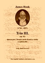 Náhled titulu - Hook James (1746 - 1827) - Trio III. (op. 83) - úprava