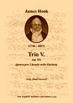 Náhled titulu - Hook James (1746 - 1827) - Trio V. (op. 83) - úprava