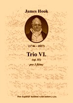 Náhled titulu - Hook James (1746 - 1827) - Trio VI. (op. 83)