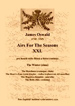Náhled titulu - Oswald James (1710 - 1769) - Airs For The Seasons XXI. - The Winter (zima)