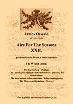 Náhled titulu - Oswald James (1710 - 1769) - Airs For The Seasons XXII. - The Winter (zima)