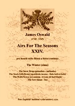 Náhled titulu - Oswald James (1710 - 1769) - Airs For The Seasons XXIV. - The Winter (zima)